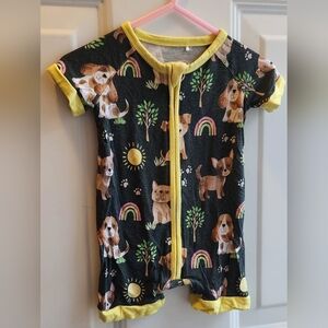 The Sleepy Sloth 3-6m Bamboo Summer Romper